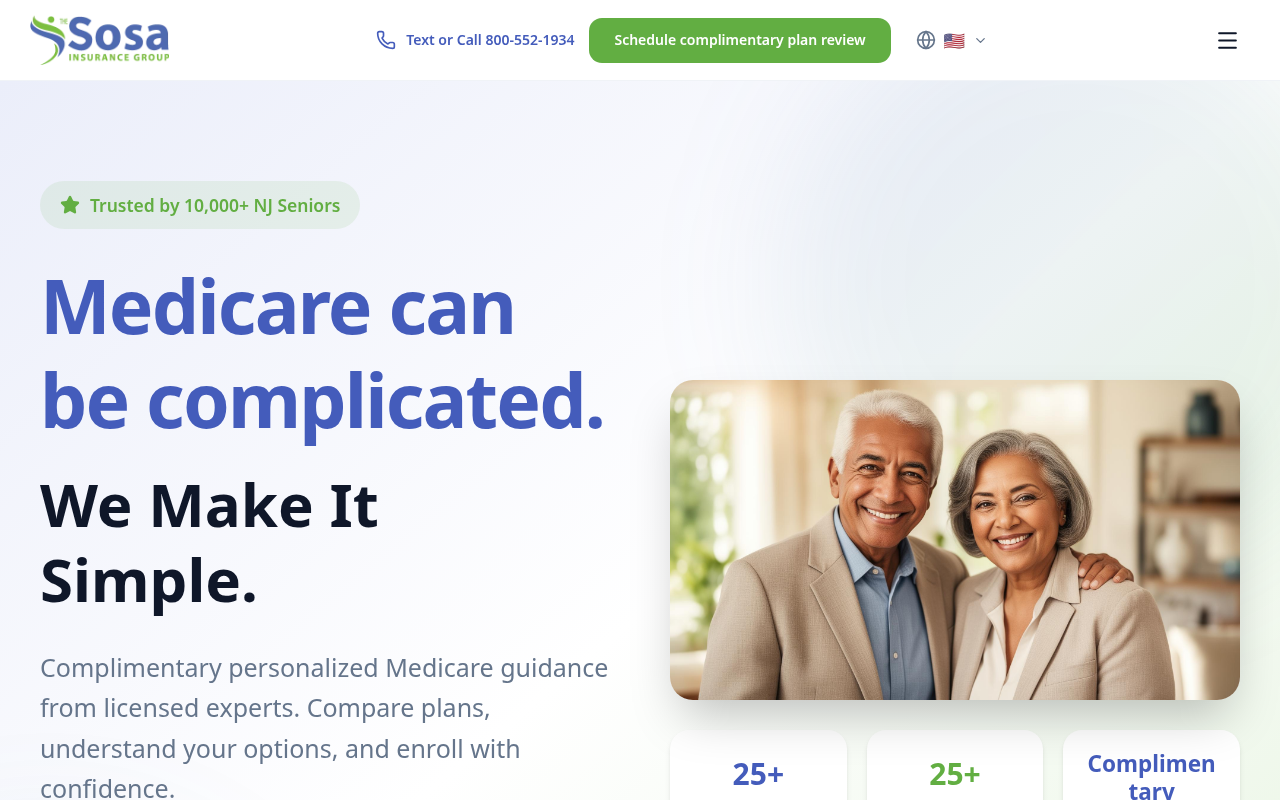 Sosa Insurance Group website, running on Wolf Bot AI