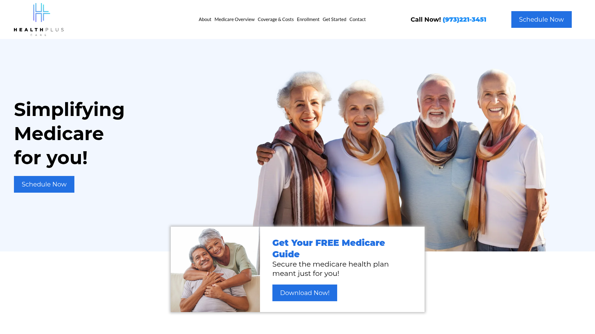 HealthPlus.Care website, running on Wolf Bot AI